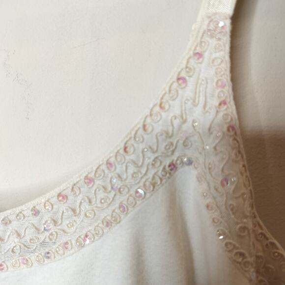 Avenue Tank Top Sequin + Embroidered Trim Whimsy Fairy - Picture 5 of 7